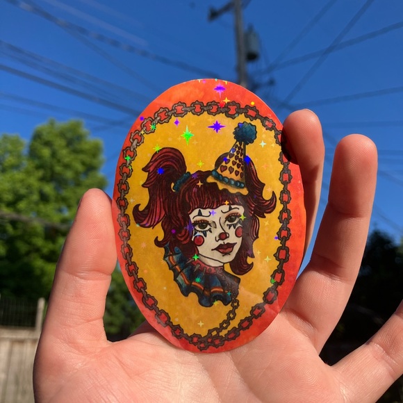 Handmade holographic stickers. 10 pack assorted. - Picture 6 of 8